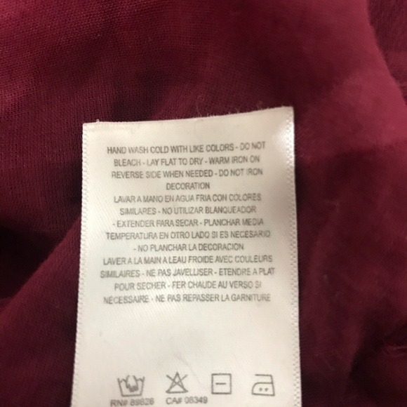 Chelsea and Violet burgundy Lon sleeve dress - Picture 6 of 6